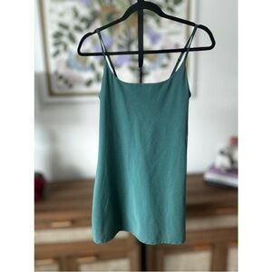 Abercrombie and Fitch Teal Spaghetti Strap Top
